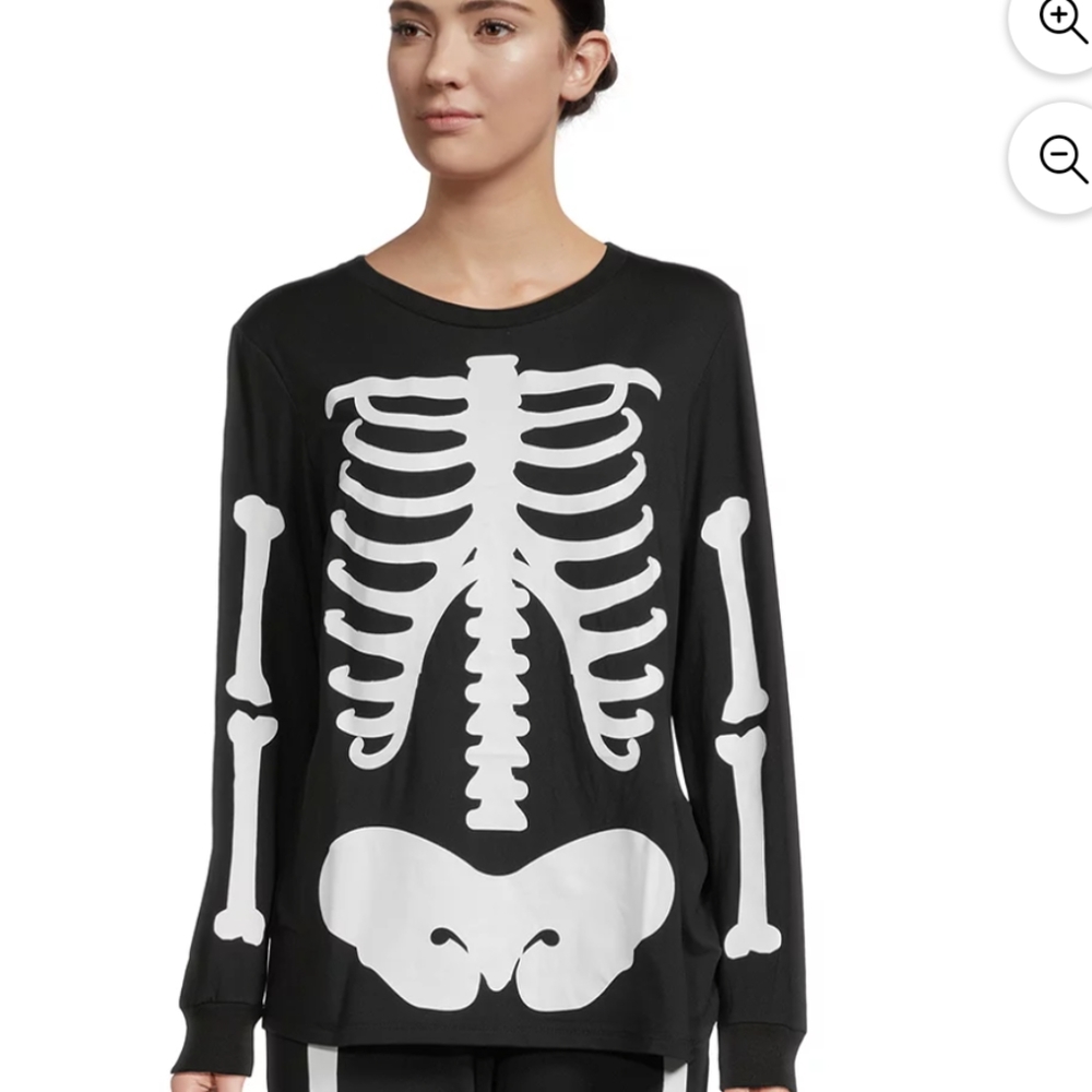 Halloween skeleton top Jammie